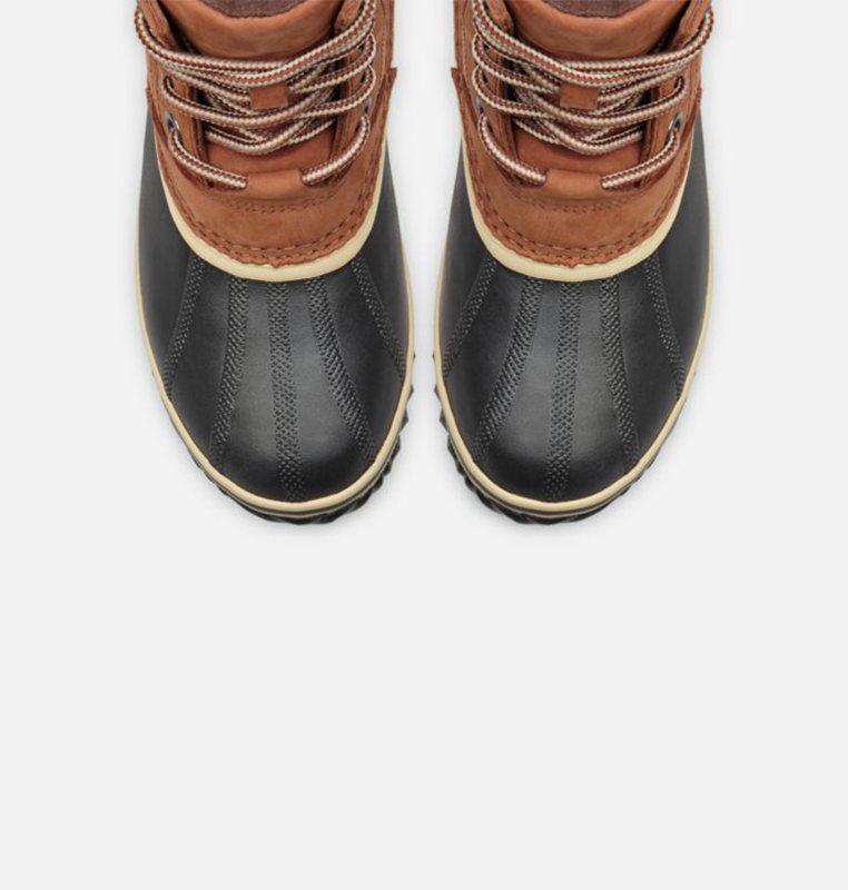 Sorel Dam Gummistövlar Brun/Svarta - Slimpack™ Ii Lace Duck Mid - AEU-623891